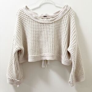 Free People Maybe Baby Chunky Waffle Knit‎ Sweater - Size XXS